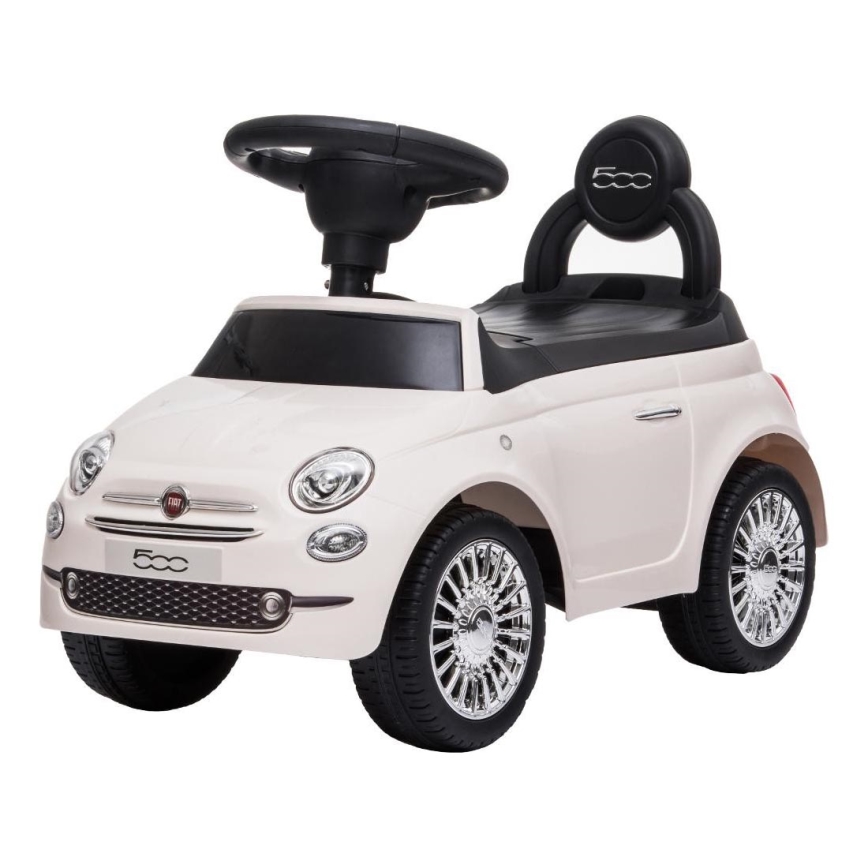 Stumiamas automobilis Fiat 500 kreminė