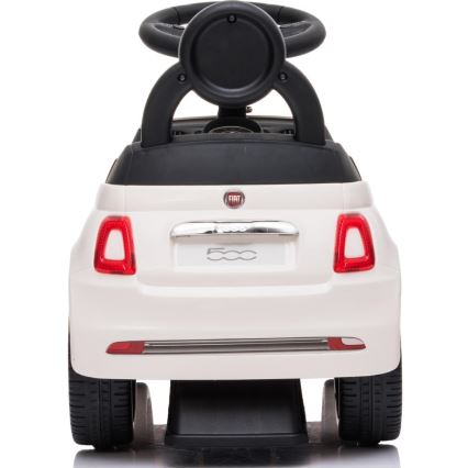 Stumiamas automobilis Fiat 500 kreminė