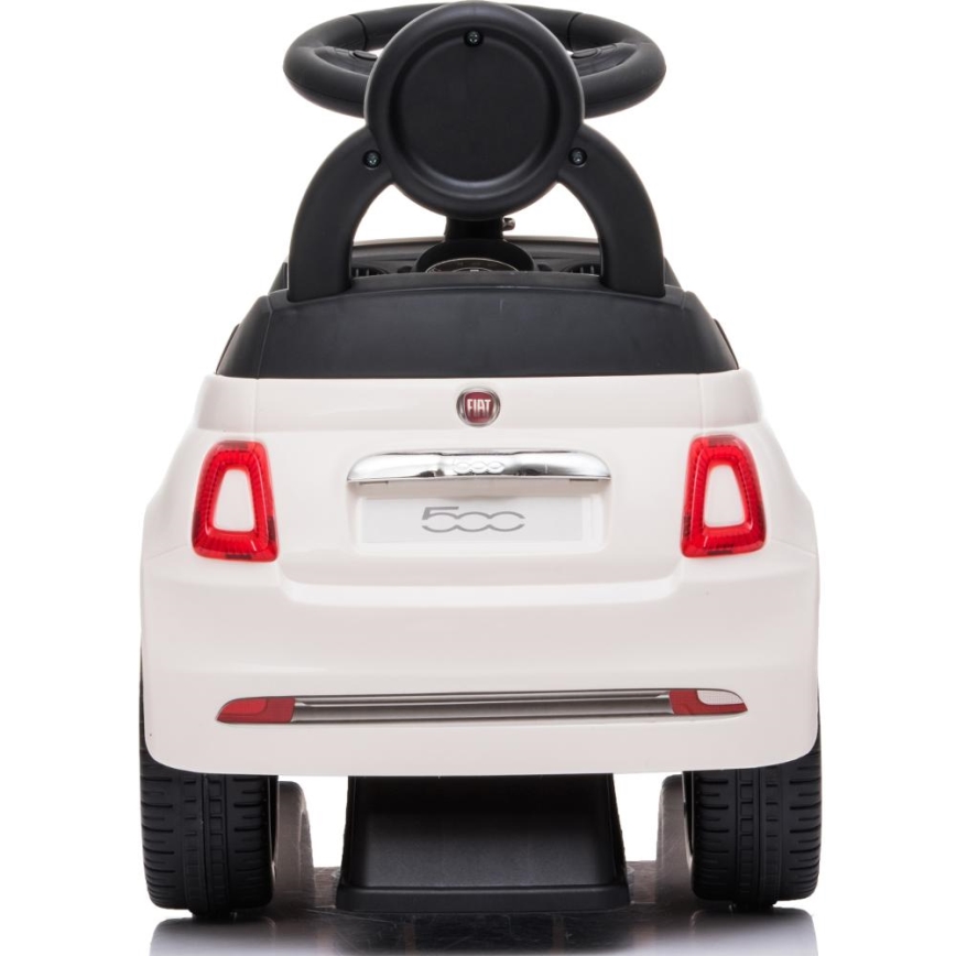 Stumiamas automobilis Fiat 500 kreminė