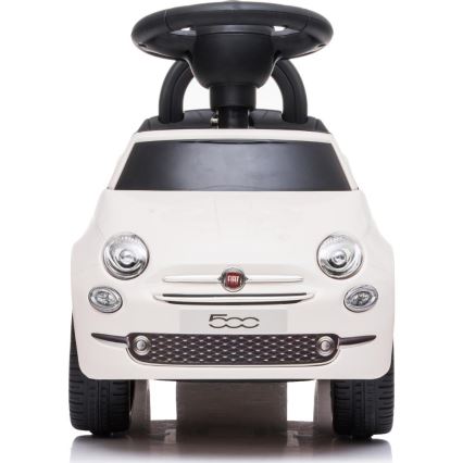 Stumiamas automobilis Fiat 500 kreminė