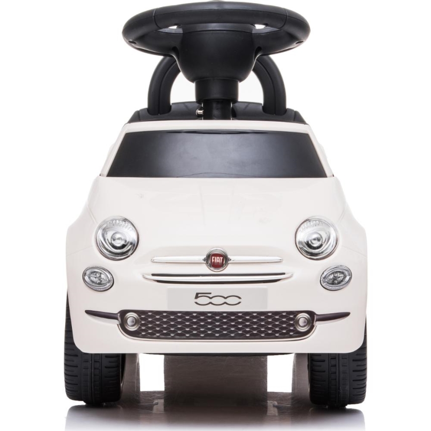 Stumiamas automobilis Fiat 500 kreminė