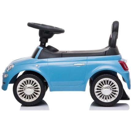 Stumiamas dviratis Fiat 500 2xAA mėlyna