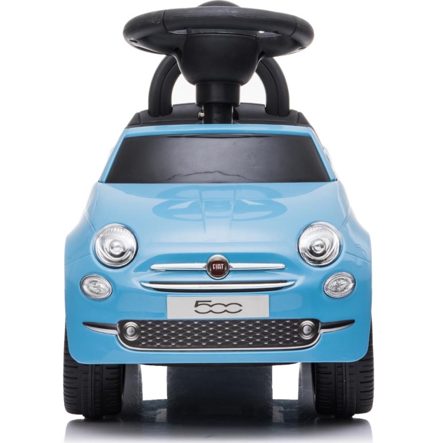 Stumiamas dviratis Fiat 500 2xAA mėlyna