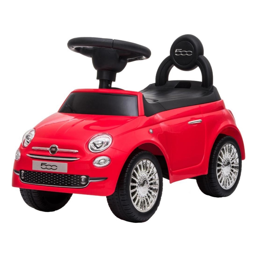 Stumiamas dviratis Fiat 500 2xAA raudona