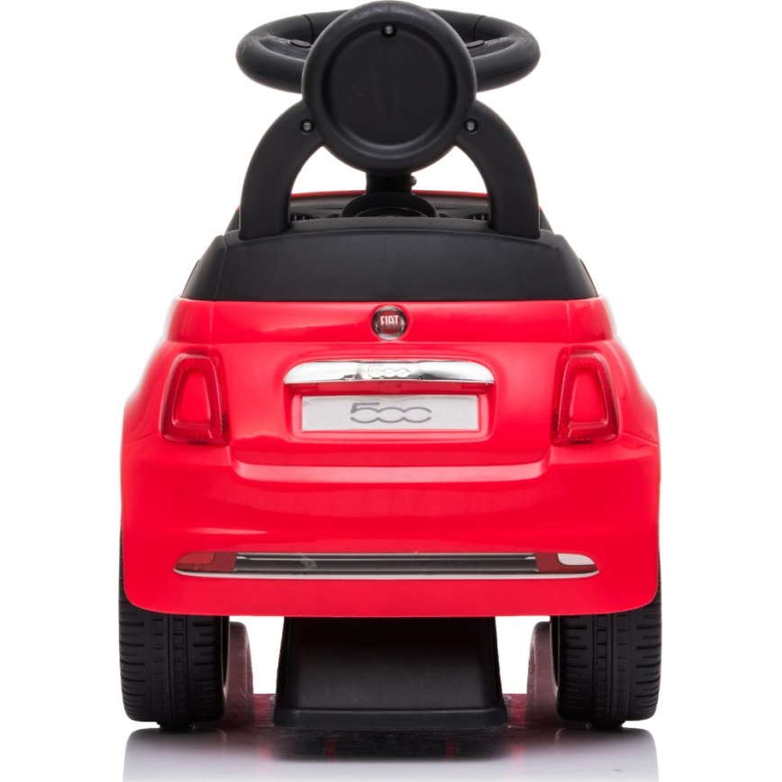 Stumiamas dviratis Fiat 500 2xAA raudona