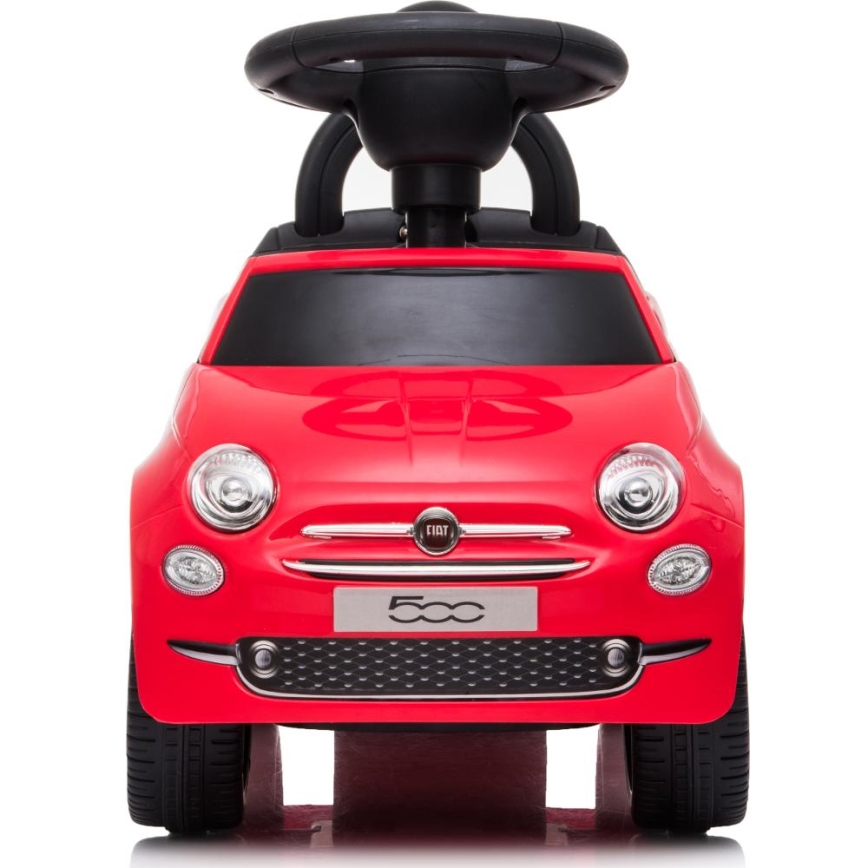 Stumiamas dviratis Fiat 500 2xAA raudona
