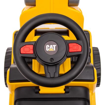 Stumiamas dviratis krautuvas CAT 2xAA geltona/juoda