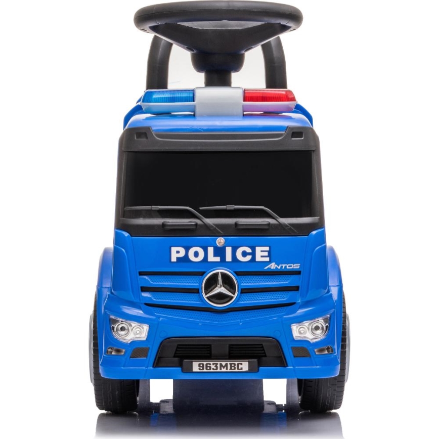 Stumiamas dviratis Mercedes Policijos automobilis 2xAA mėlyna