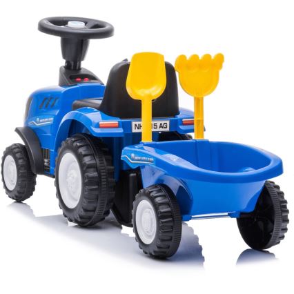 Stumiamas dviratis NEW HOLLAND 2xAA mėlyna/juoda