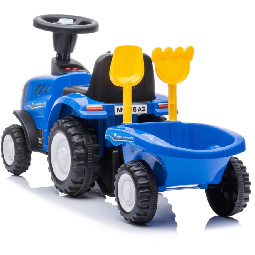 Stumiamas dviratis NEW HOLLAND 2xAA mėlyna/juoda