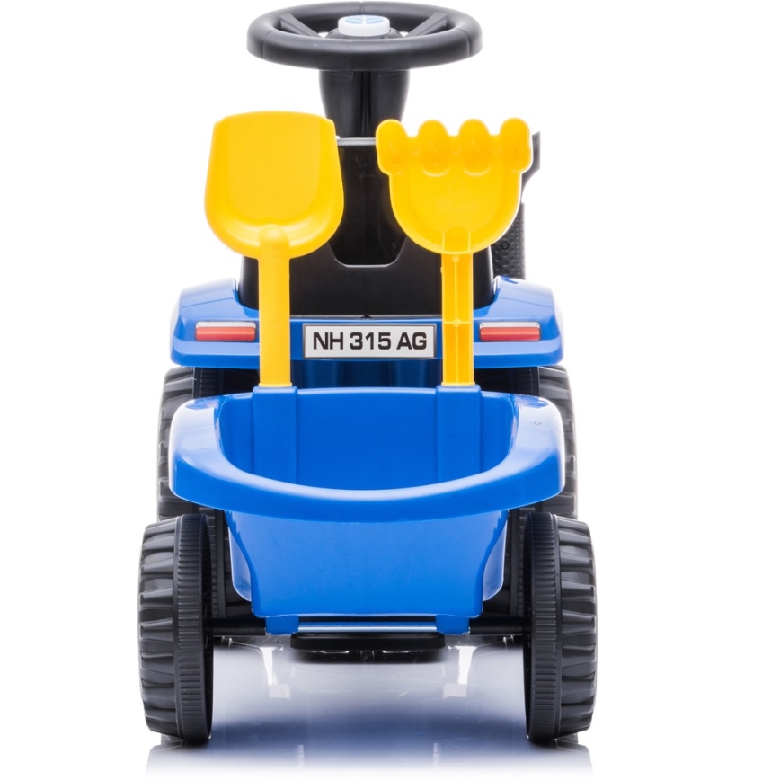 Stumiamas dviratis NEW HOLLAND 2xAA mėlyna/juoda