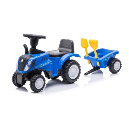 Stumiamas dviratis NEW HOLLAND 2xAA mėlyna/juoda