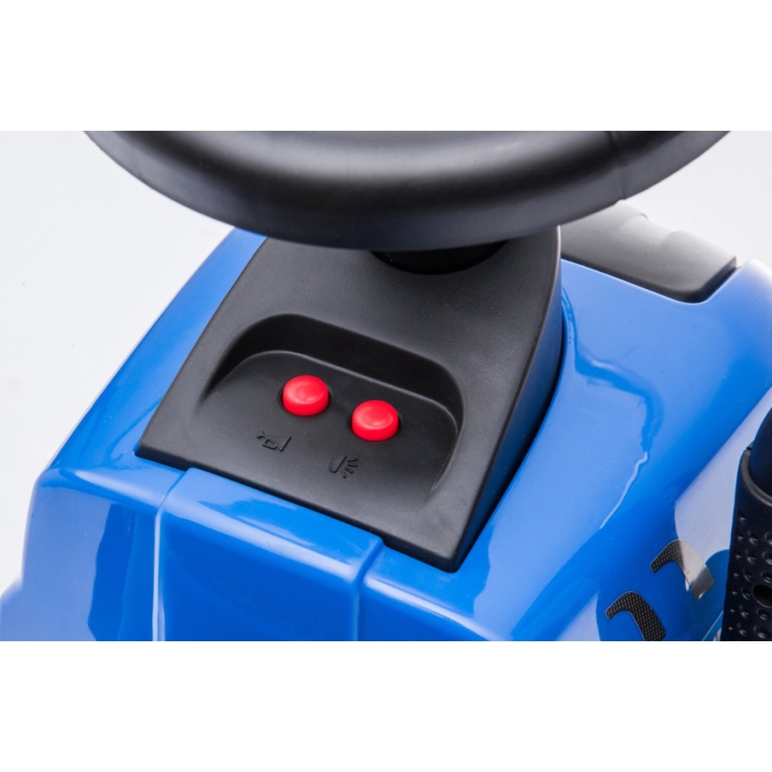 Stumiamas dviratis NEW HOLLAND 2xAA mėlyna/juoda