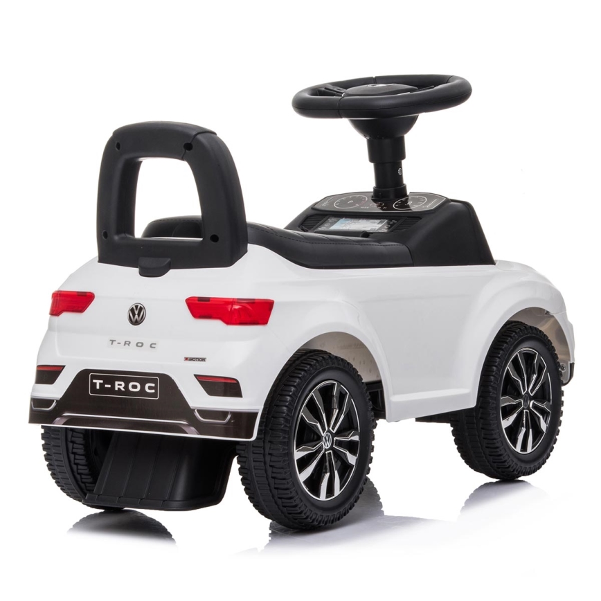 Stumiamas dviratis Volkswagen 2xAA balta/juoda