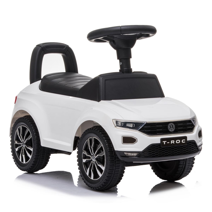 Stumiamas dviratis Volkswagen 2xAA balta/juoda