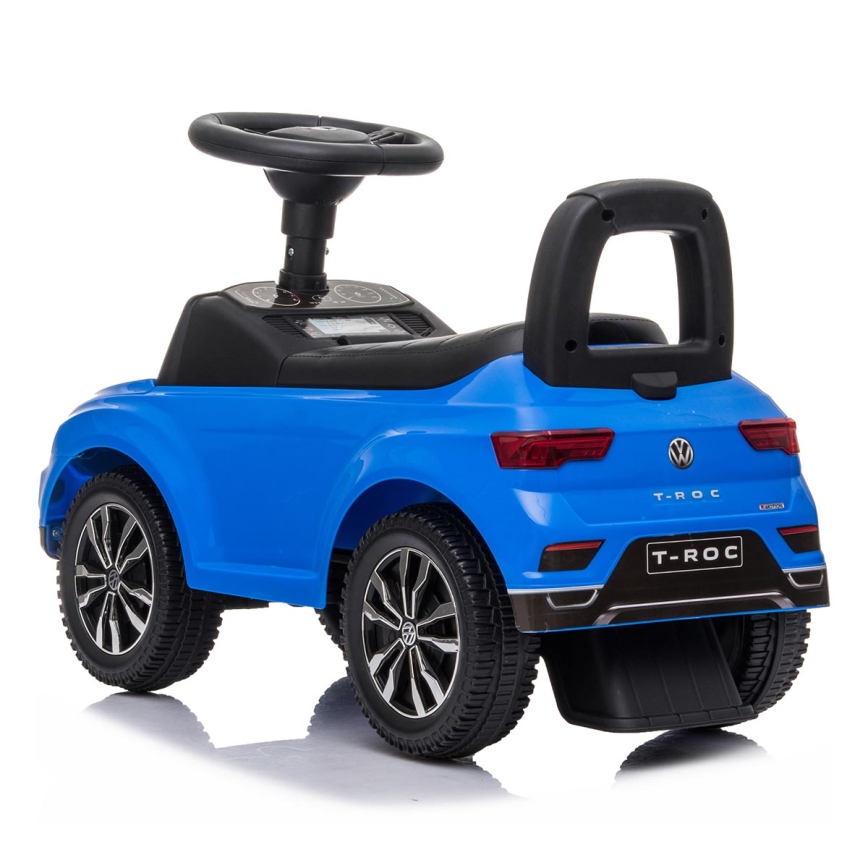 Stumiamas dviratis Volkswagen 2xAA mėlyna/juoda