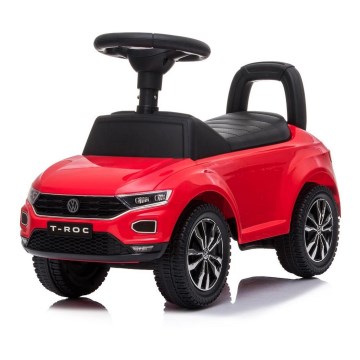 Stumiamas dviratis Volkswagen 2xAA raudona/juoda