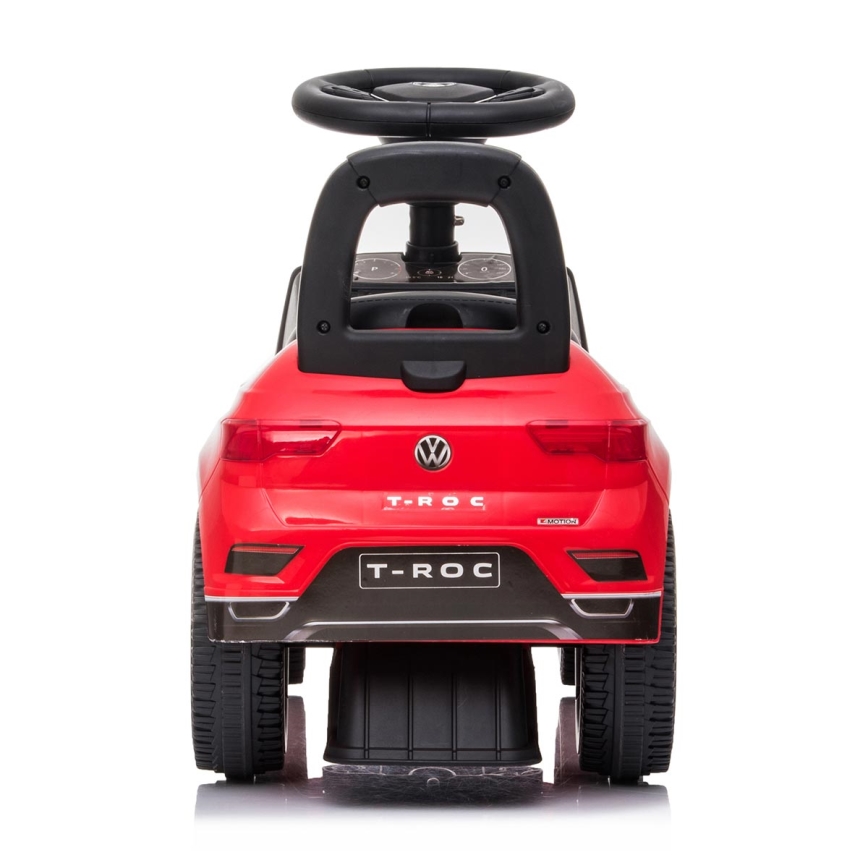Stumiamas dviratis Volkswagen 2xAA raudona/juoda