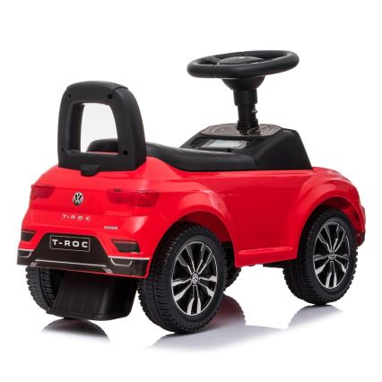 Stumiamas dviratis Volkswagen 2xAA raudona/juoda