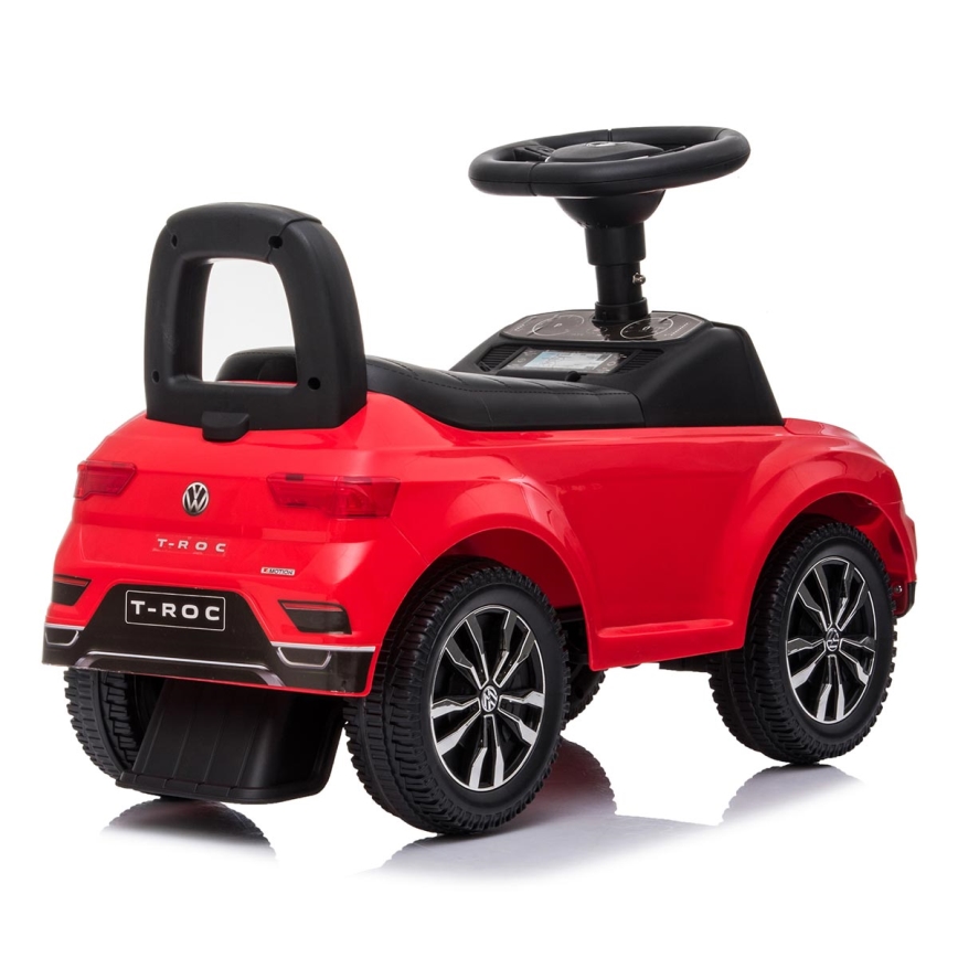 Stumiamas dviratis Volkswagen 2xAA raudona/juoda