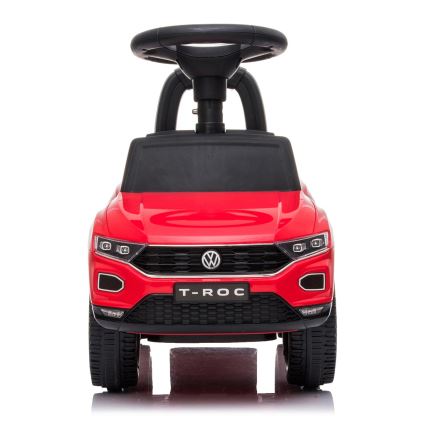 Stumiamas dviratis Volkswagen 2xAA raudona/juoda