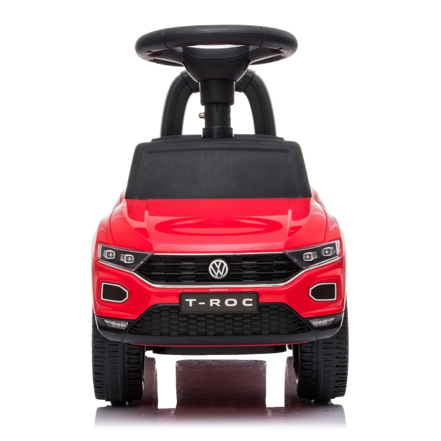 Stumiamas dviratis Volkswagen 2xAA raudona/juoda