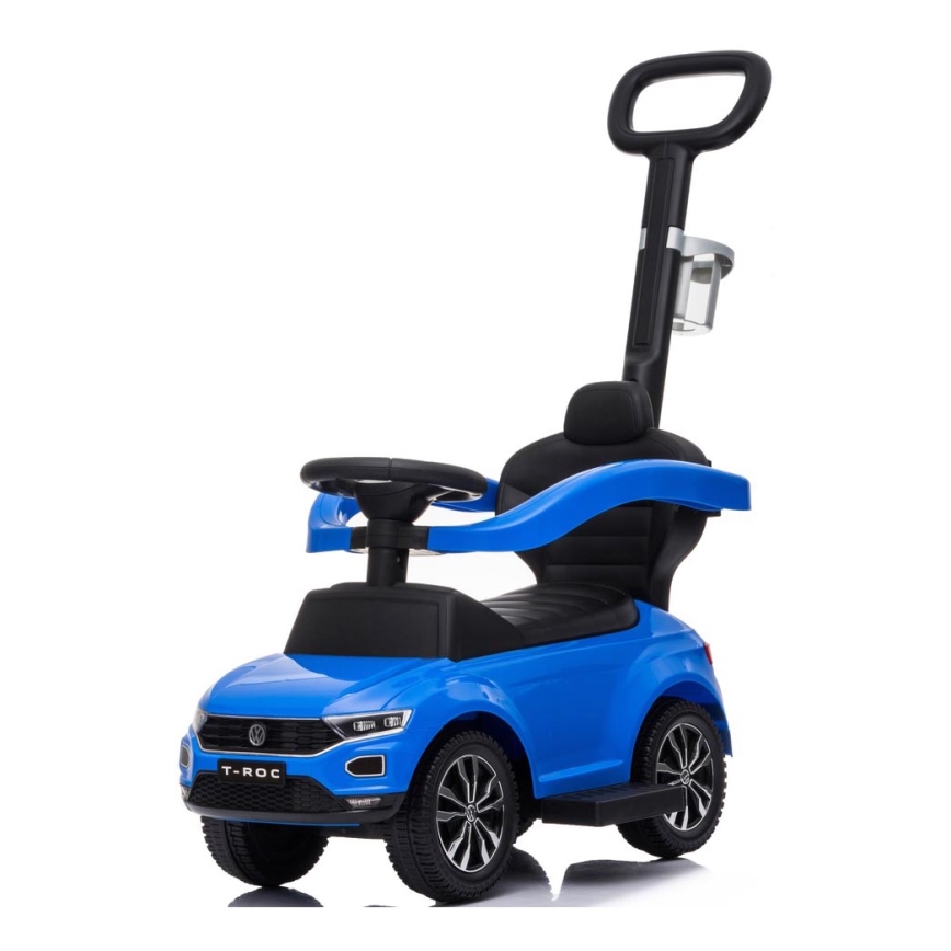 Stumiamas dviratis Volkswagen 3in1 2xAA mėlyna/juoda