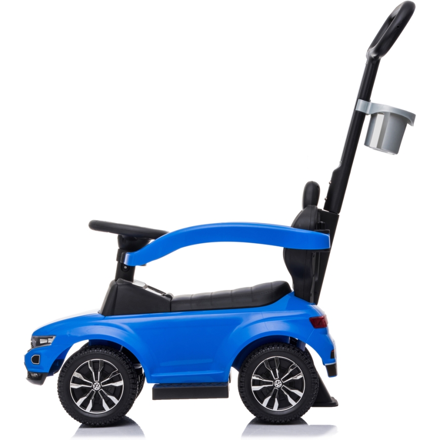 Stumiamas dviratis Volkswagen 3in1 2xAA mėlyna/juoda
