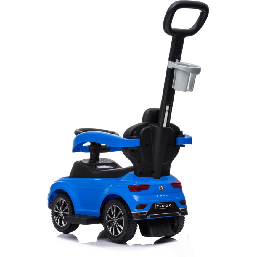 Stumiamas dviratis Volkswagen 3in1 2xAA mėlyna/juoda