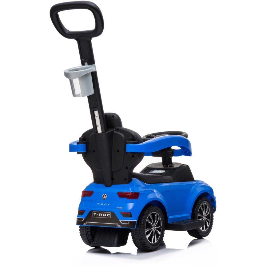 Stumiamas dviratis Volkswagen 3in1 2xAA mėlyna/juoda
