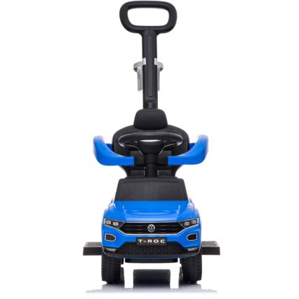 Stumiamas dviratis Volkswagen 3in1 2xAA mėlyna/juoda