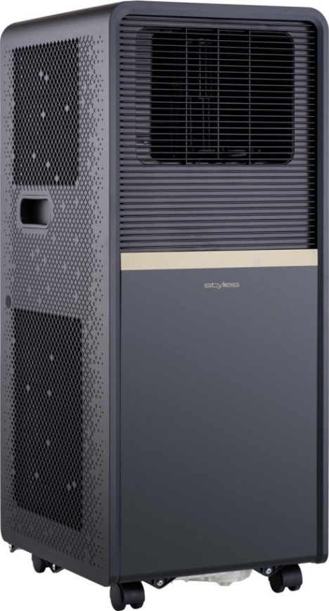 Stylies - Mobilus oro kondicionierius POLARIX 1000W/230V 9000 BTU juodas + nuotolinio valdymo pultas