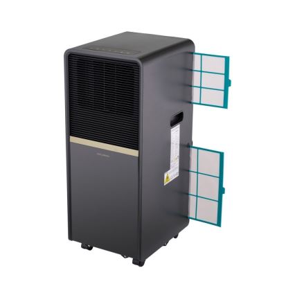 Stylies - Mobilus oro kondicionierius POLARIX 1000W/230V 9000 BTU juodas + nuotolinio valdymo pultas