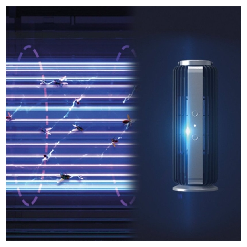 Stylies - Šviesos gaudyklė uodams AURIGA UV-A/8W/230V 60 m2