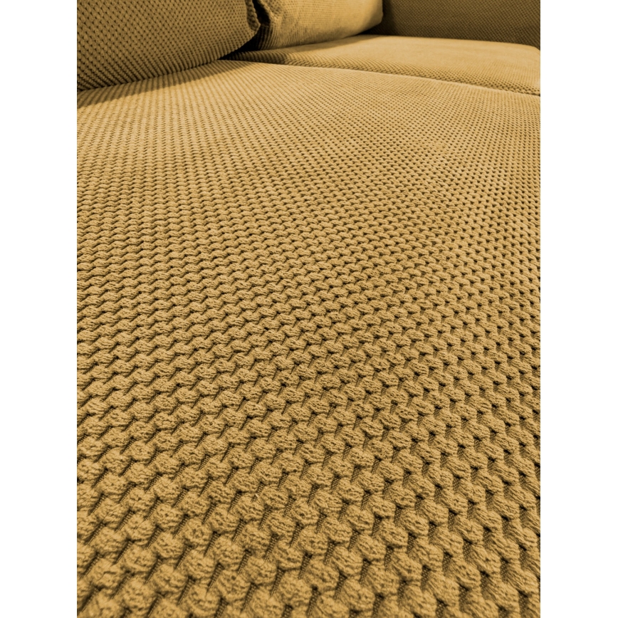 Sulankstoma sofa su sandėliavimo vieta RONDA oranžinė
