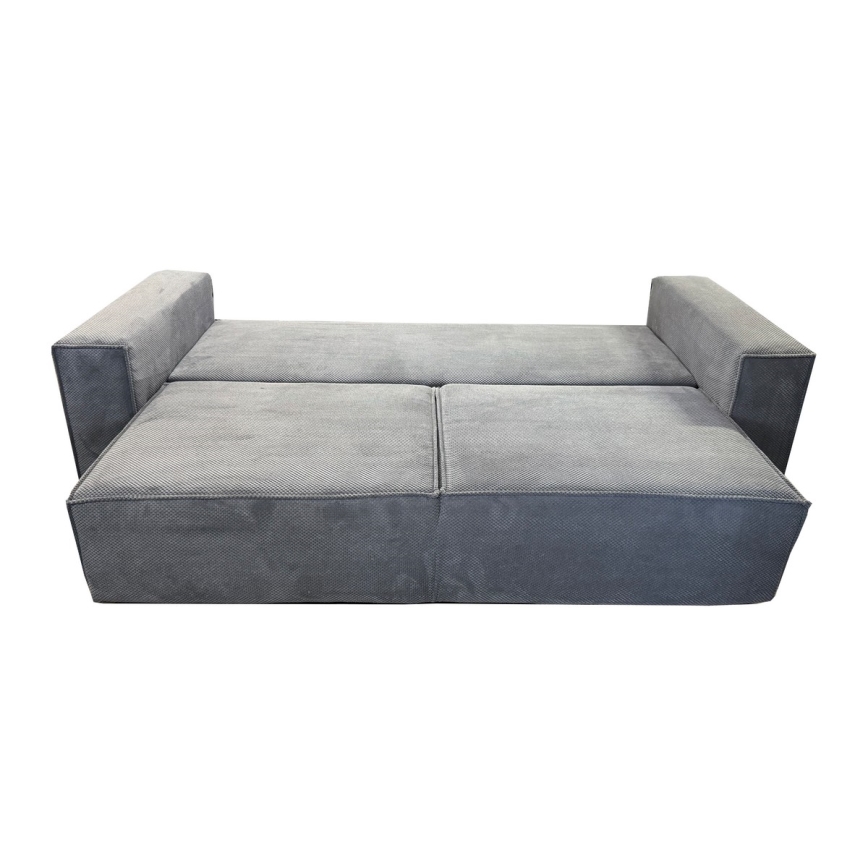 Sulankstoma sofa su sandėliavimo vieta RONDA pilka