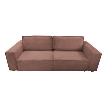 Sulankstoma sofa su sandėliavimo vieta RONDA raudona