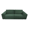 Sulankstoma sofa su sandėliavimo vieta RONDA žalia