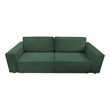 Sulankstoma sofa su sandėliavimo vieta RONDA žalia