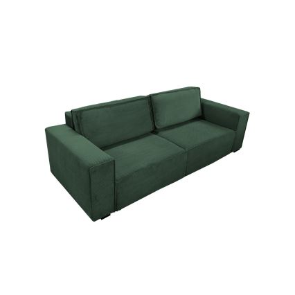 Sulankstoma sofa su sandėliavimo vieta RONDA žalia