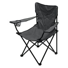 Sulankstoma stovyklavimo kėdė pilka