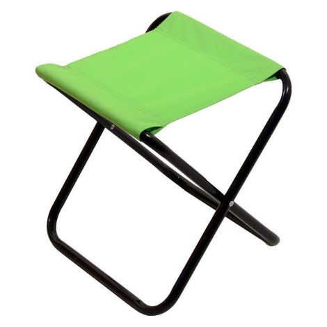 Sulankstoma stovyklavimo kėdė žalia/juoda