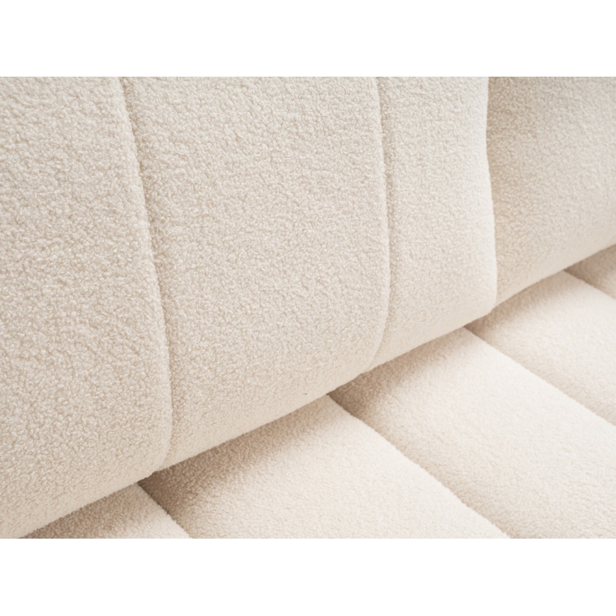Sulankstoma trijų vietų sofa DESIO smėlio spalva