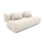 Sulankstoma trijų vietų sofa FANO kreminė