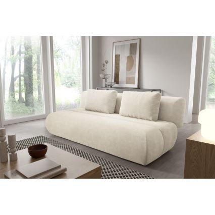 Sulankstoma trijų vietų sofa FANO kreminė