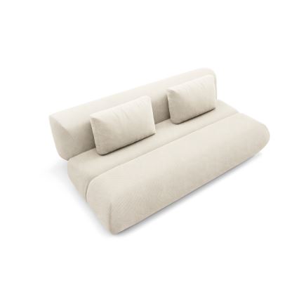 Sulankstoma trijų vietų sofa FANO kreminė