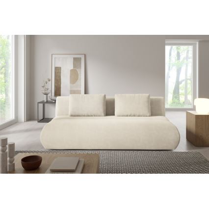 Sulankstoma trijų vietų sofa FANO kreminė