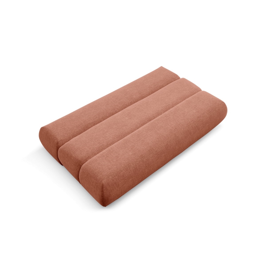 Sulankstoma trijų vietų sofa FANO ruda