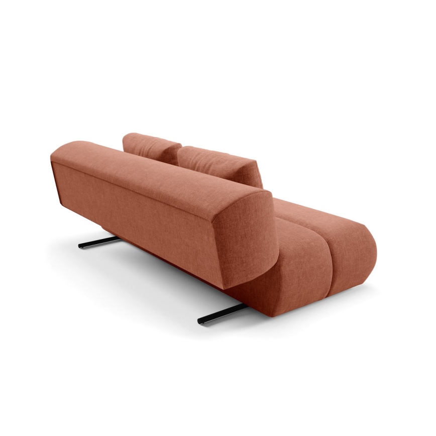 Sulankstoma trijų vietų sofa FANO ruda