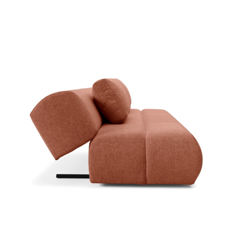 Sulankstoma trijų vietų sofa FANO ruda